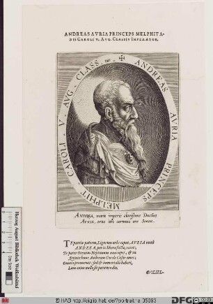 Bildnis Andrea Doria (1528 Fürst von Melfi)