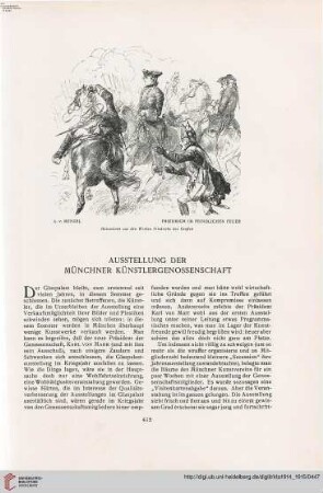 30: Ausstellung der Münchner Künstlergenossenschaft