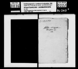 Vorladung des verschollenen Fidel Schlude von Hochberg