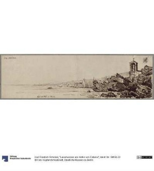 "Lavamassen am Hafen von Catania"