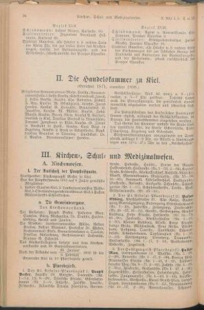 II. Die Handelskammer zu Kiel.