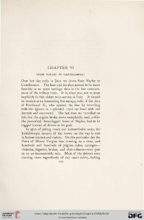 Chapter VI: From Naples to Castellamare
