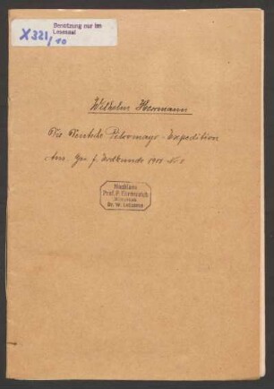 Die Deutsche Pilcomayo-Expedition