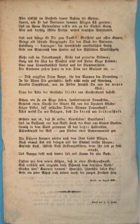 Huldigung : Gedicht