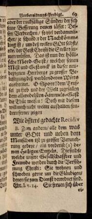 69-74, Wie oeffters gedachte Recidiv ...