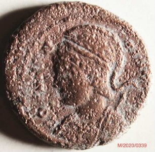 Römische Münze, Nominal Follis, Prägeherr Constantinische Dynastie, Prägeort nicht bestimmbar, Original
