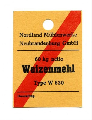 Nordland Mühlenwerke Neubrandenburg GmbH Weizenmehl