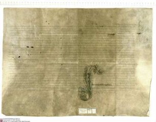 Eidesformel für [Bernhard] Gustav Adolf Markgraf von Baden[-Durlach], Novize [und Koadjutor] von Fulda. [Bernhard] Gustav Adolf gelobt seinen fest...