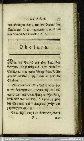 Cholera