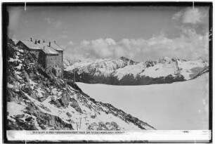 Ötztaler Alpen. Brandenburger Haus am Kesselwandjoch (3290 Meter)