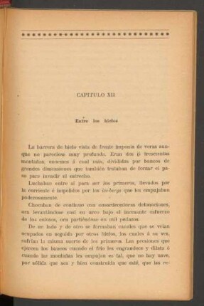 Capítulo XII - Entre los hielos