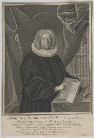 Bildnis des Johannes Jacobus Seelig