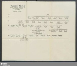 Stammtafel Schilbach Tafel III (Schilbach-Schildbach)