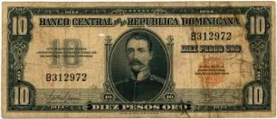 Geldschein, 10 Pesos, 1947