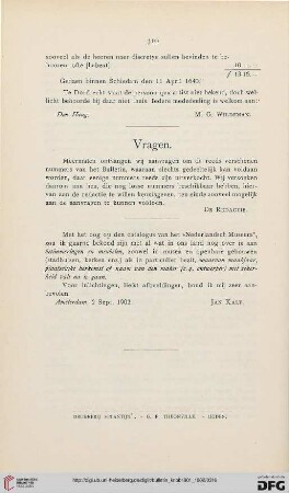 Vragen