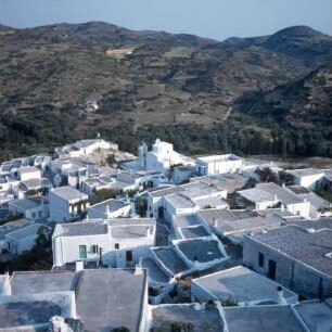 Skyros, Flachdächer der Chora