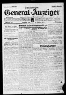 Duisburger General-Anzeiger. 1914-1935