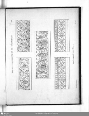 No. 64. Divers Ornements de Frises à Palmyre