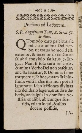 3v-3v, Praefatio ad Lectorem.