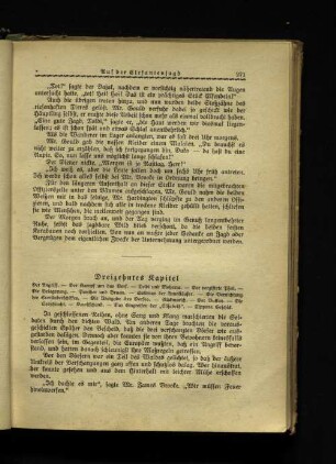 Dreizehntes Kapitel
