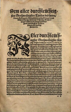 Senece des Hochberümpten Philosophi Zuchtbücher : vast dienstlich und nutzlich zulesen ...