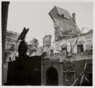 München, Blick auf die zerstörte Münchner Residenz
