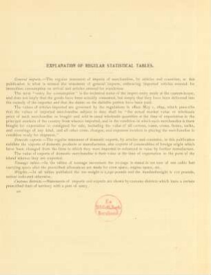 Explanation of regular statistical tables