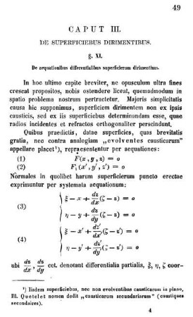 CAPUT III. - DE SUPERFICIEBUS DIRIMENTIBUS: