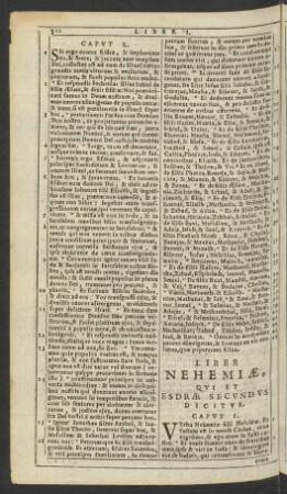 Liber Nehemiae, Qvi Et Esdrae Secvndvs Dicitvr.