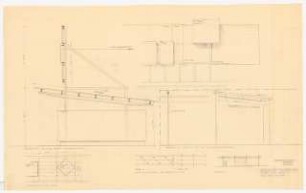 Bundesgartenschau 1955, Kassel: Details Industrieschau 1:100, 1:20