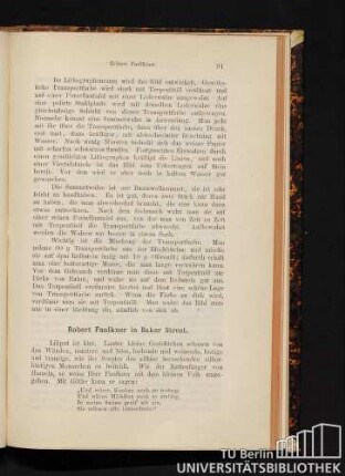 Robert Faulkner in Baker Street.