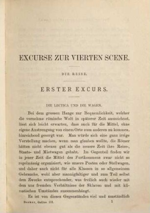 Gallus oder römische Scenen aus der Zeit Augusts : zur genaueren Kenntniss des römischen Privatlebens, 3