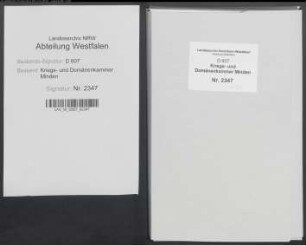 Verpachtung des Amtes Ravensberg: Pachtverträge
