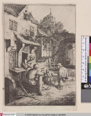 [Der bucklige Violinspieler; The hunchbacked fiddler; Le joueur de violon bossu]