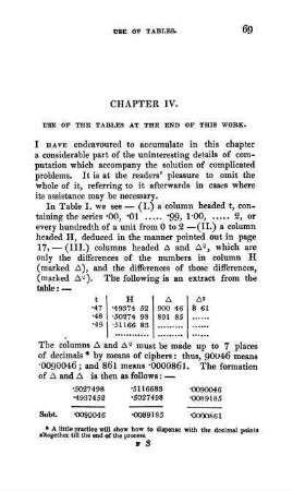 CHAPTER IV. USE OF THE TABLES AT THE END OF THIS WORK.
