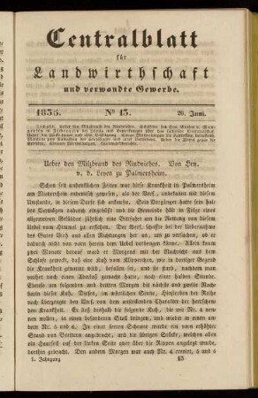 1835. No. 13. 26. Juni