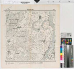 1899 Weissewarthe, topographische Karte