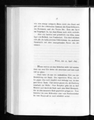 Wien, den 27. April 1897