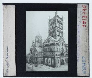 Neuss, Quirinus-Münster : Außenansicht von NW