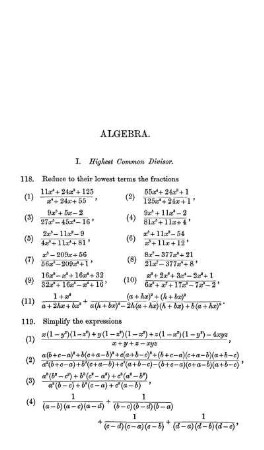 Algebra.