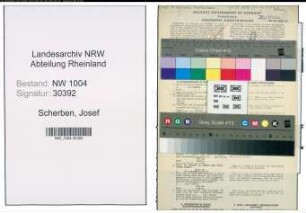 Entnazifizierung Josef Scherben , geb. 06.04.1921 (Arbeiter)