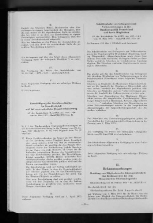 Berufung von Mitgliedern des Ehrengerichtshofs für Rechtsanwälte bei dem Hanseatischen Oberlandesgericht