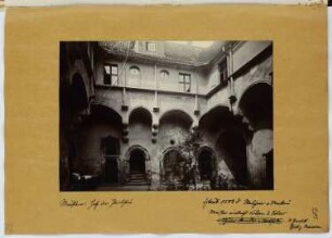 Propstei, Meißen: Ansicht von der Hofseite (aus: Skizzen- und Fotoalbum 20)