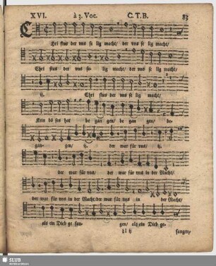 XVI. Christus der uns selig macht