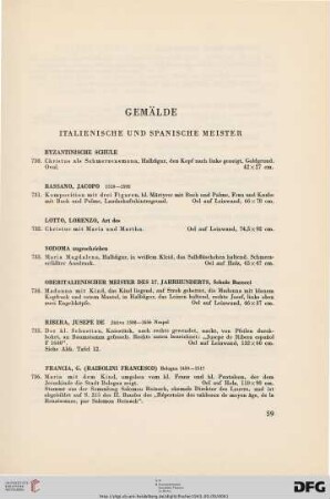 Gemälde (Nr. 730-1017)