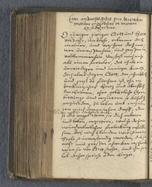 [Gebete und Lieder über Tod und Not.]