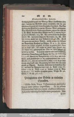 Polyglotten oder Bibeln in vielerley Sprachen.