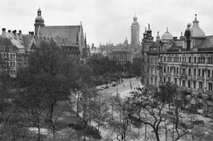 Leipzig, Dittrichring und Gottschedstraße : Leipzig-Zentrum. Dittrichring und Gottschedstraße