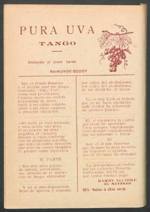 Pura uva : Tango