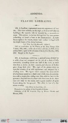 Addenda to Claude Lorraine